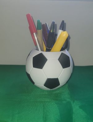 Porta Canetas/Lápis - Bola de Futebol