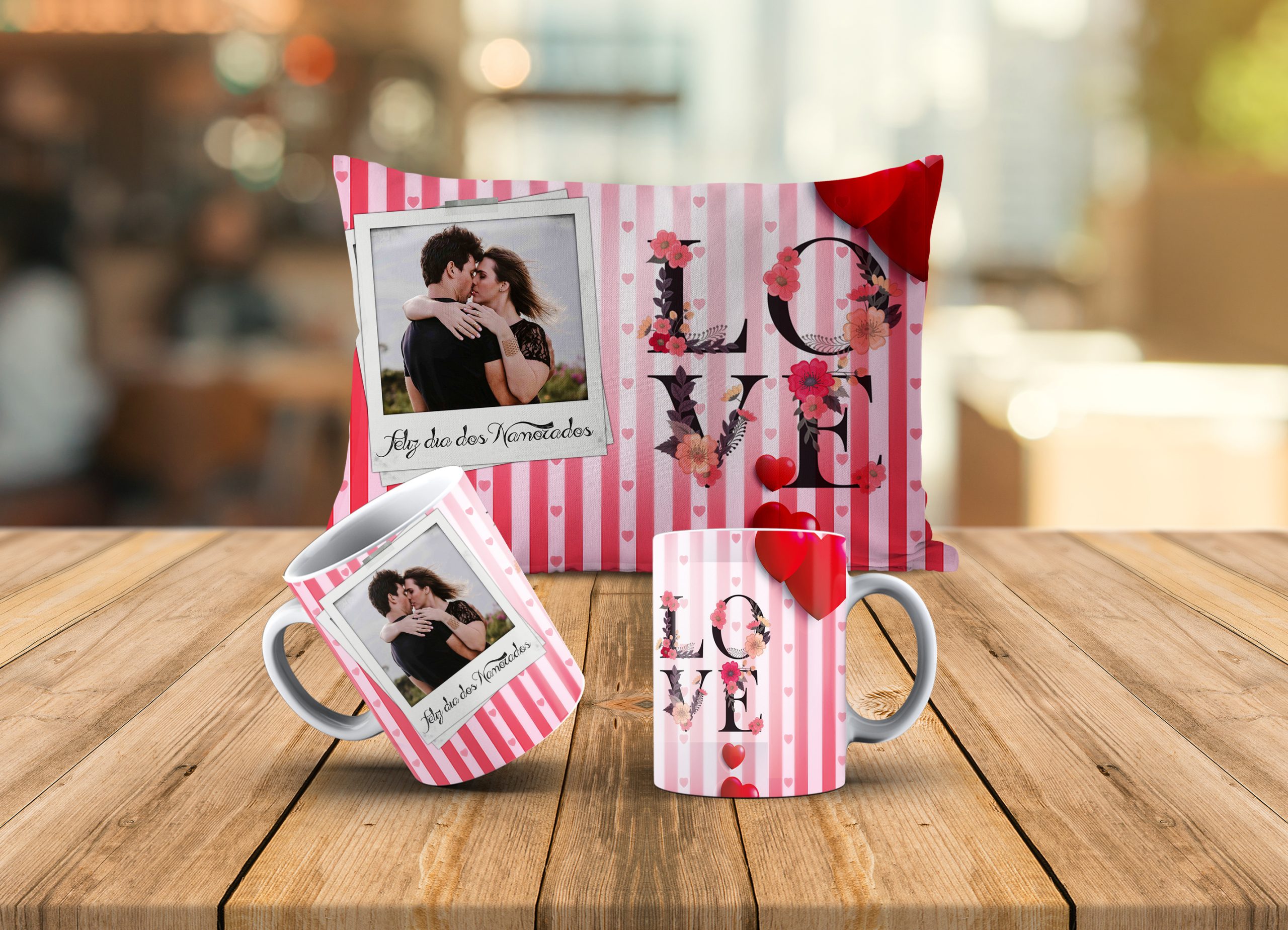 Kit Almofada + Caneca