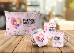 Kit Almofada + Caneca