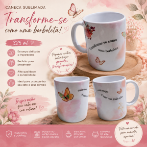 Caneca Borboleta