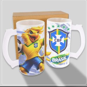 Caneca Chopp - Vidro Jateado