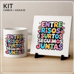 Kit Azulejo + Caneca Amizade
