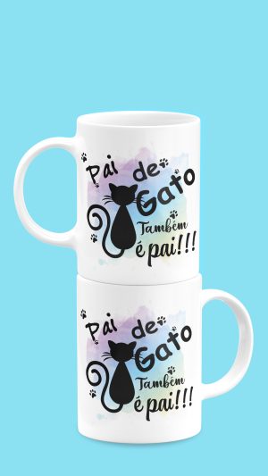 Caneca Pai de Gato