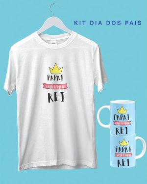 Kit Camiseta + Caneca Dia dos Pais